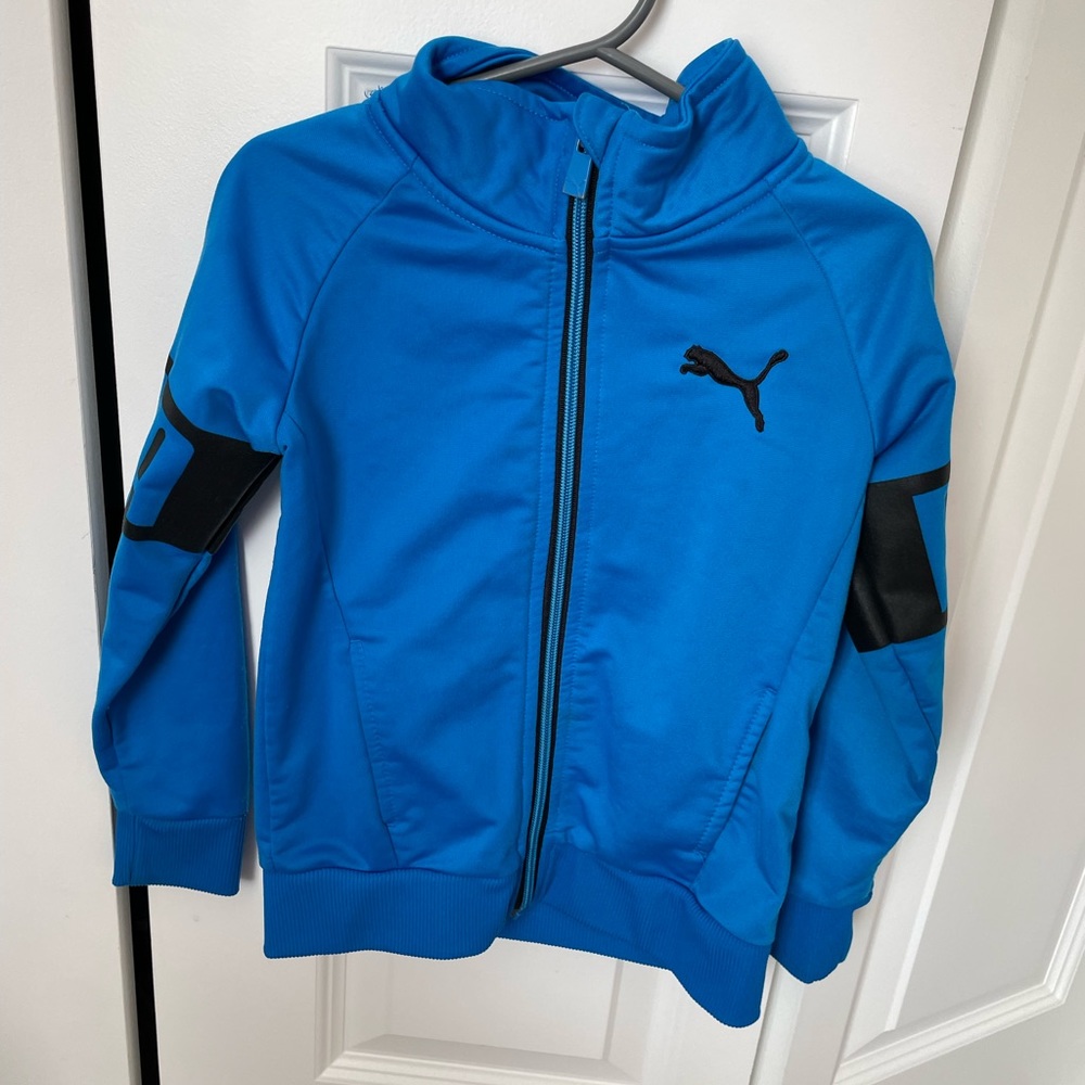 Puma boys zip up light jacket